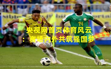 央视网首页体育风云:赛场内外共筑强国梦